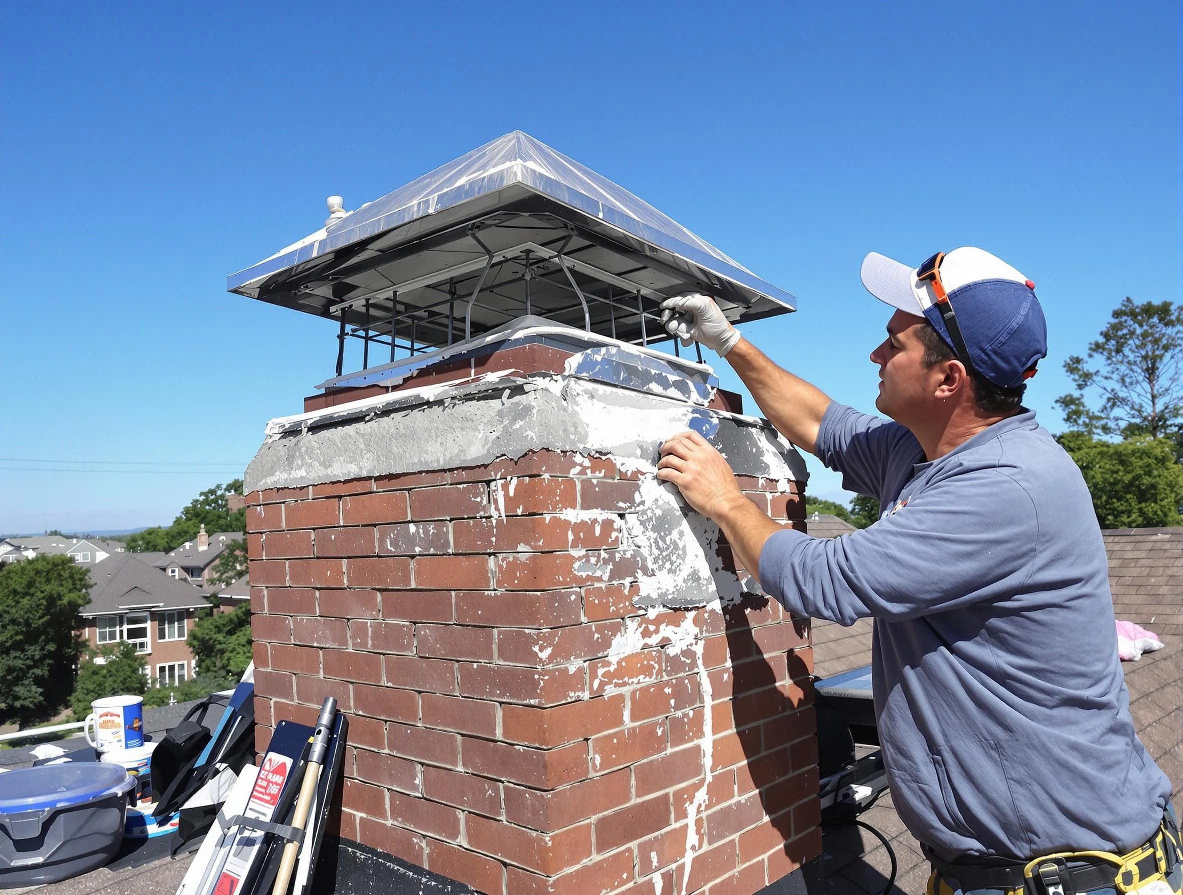 Chimney Crown Services service in Woonsocket, RI